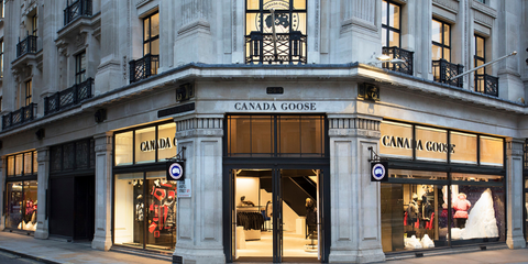 Canada Goose store front on Regent Street