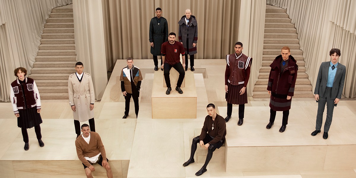Burberry’s AW21 Menswear Presentation in its Regent Street flagship
