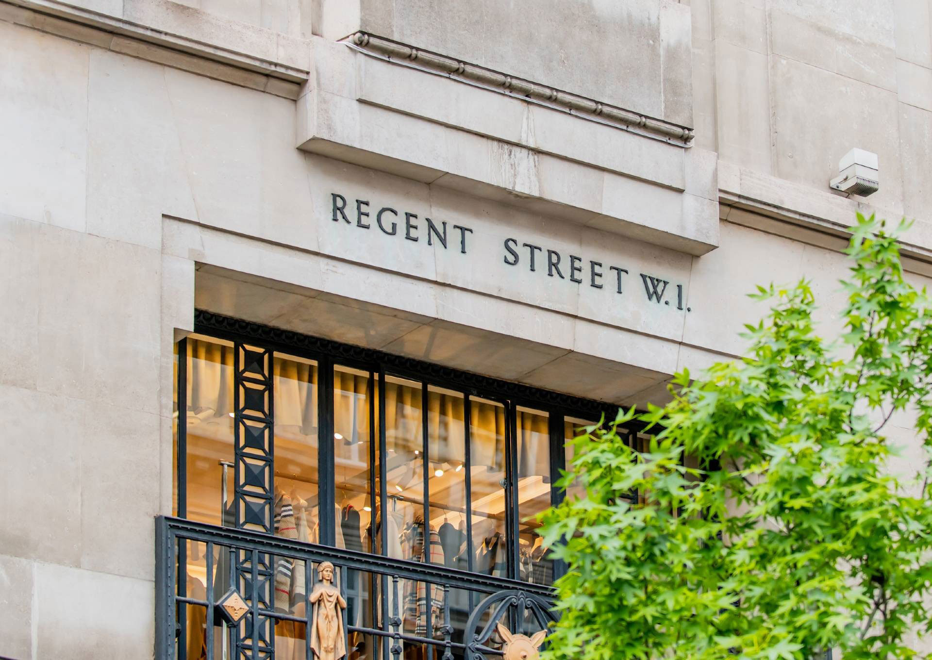 Regent Street signage on a building